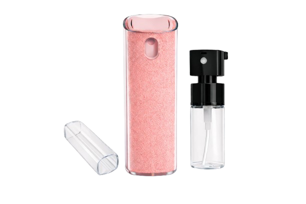 Portable 2-in-1 Screen Cleaner Spray with Microfiber Cloth