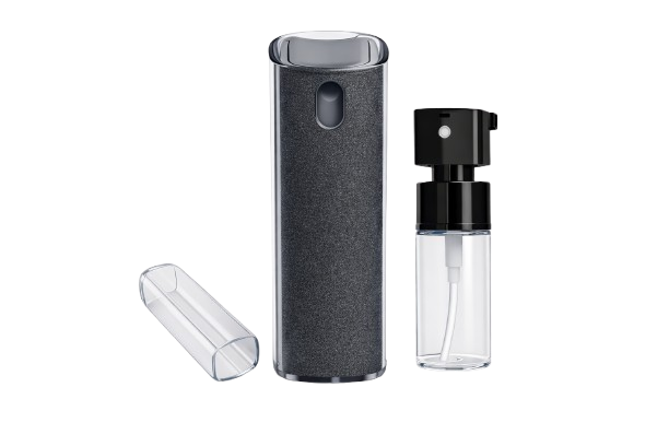 Portable 2-in-1 Screen Cleaner Spray with Microfiber Cloth