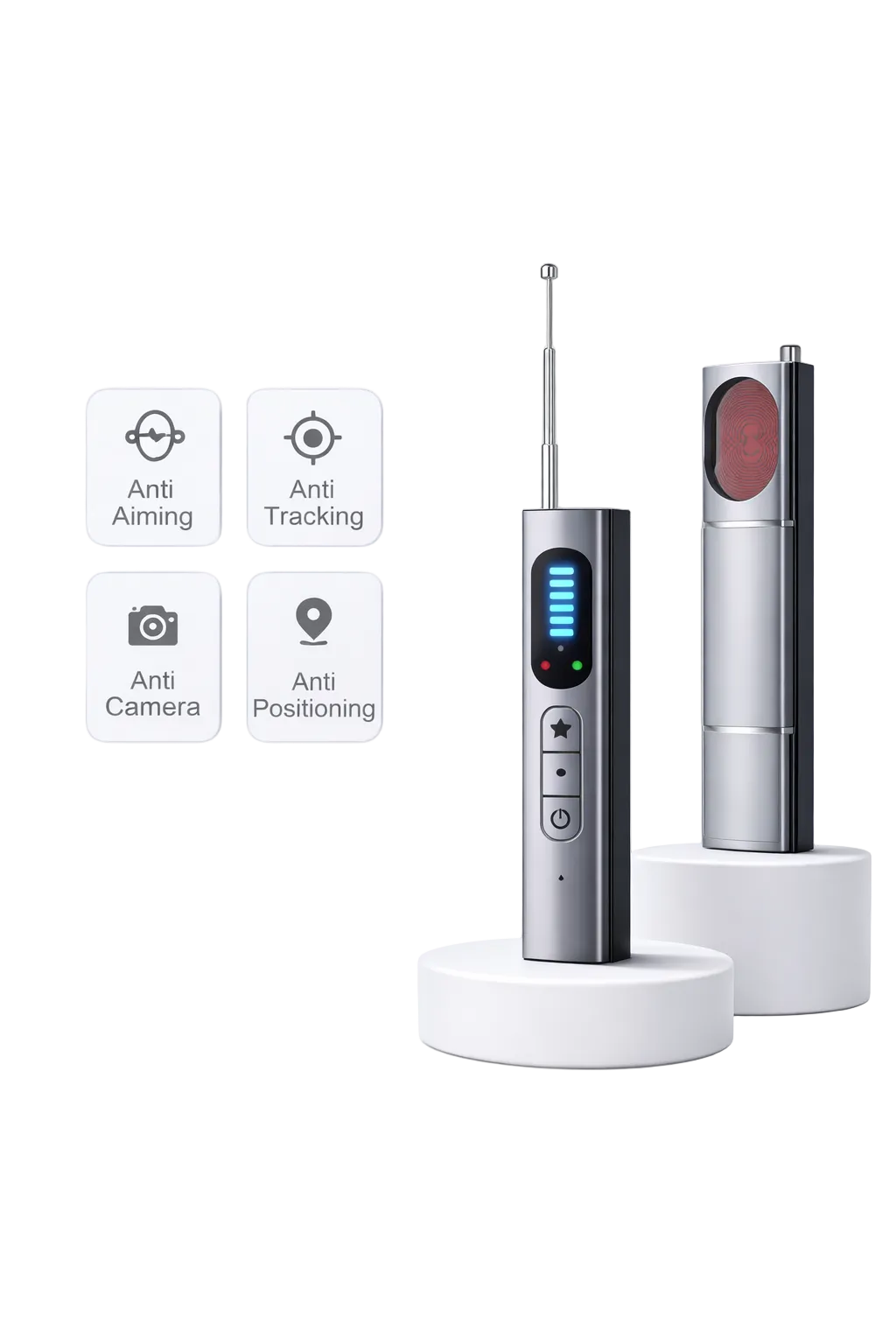Advanced Anti-Spy Detector – Hidden Cameras, GPS & RF Signal Scanner