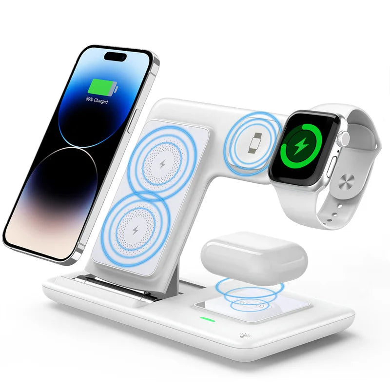 TriCharge Pro – 3-in-1 Wireless Charging Station