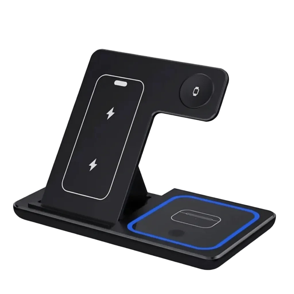 TriCharge Pro – 3-in-1 Wireless Charging Station
