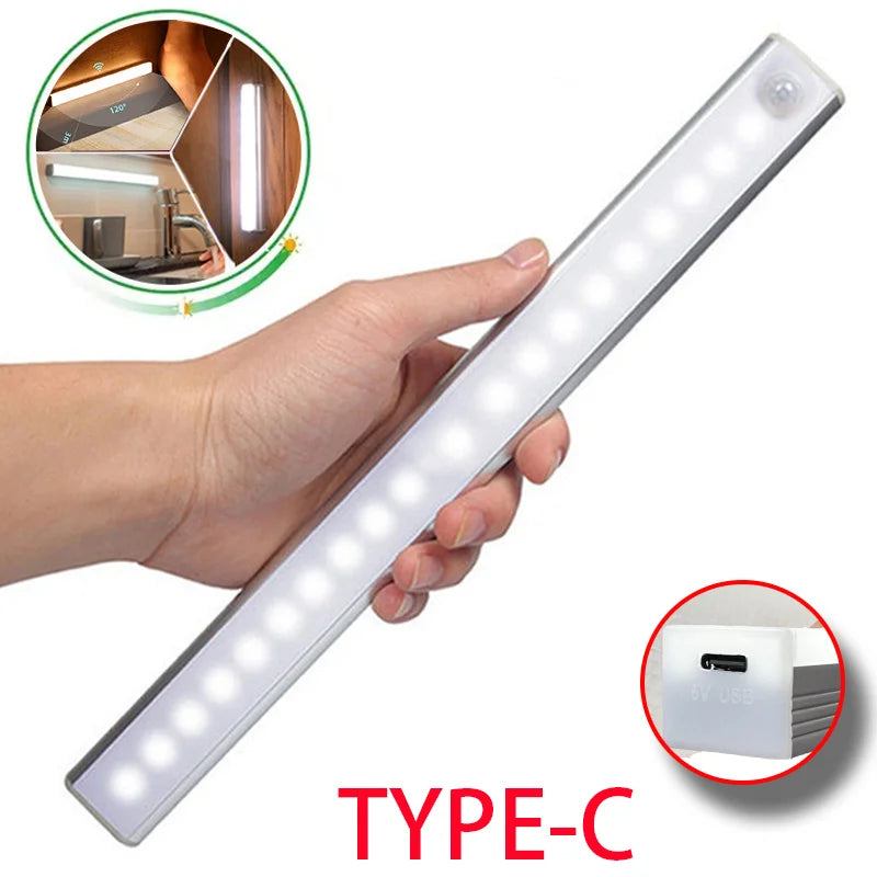 Wireless LED Light with Motion Sensor (USB-C)